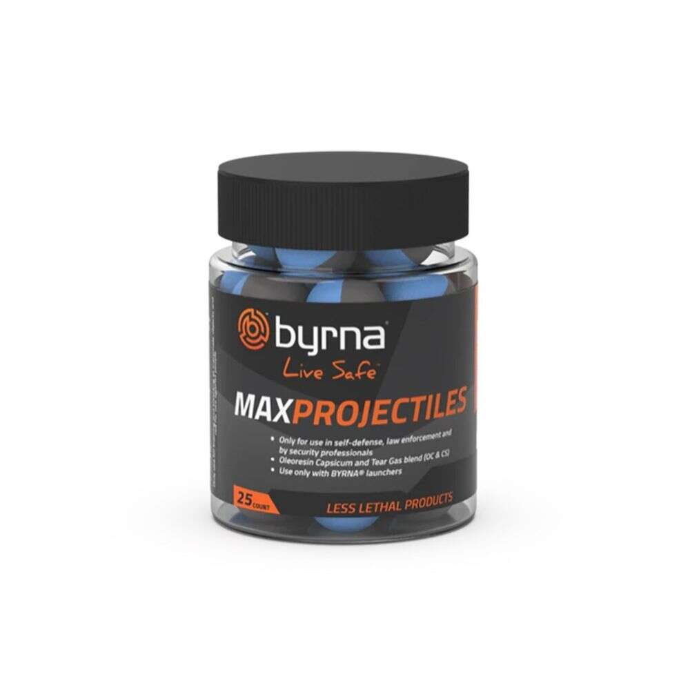 Safety Protection Byrna Technologies Ready Series Byrna Max Projectiles (25ct)